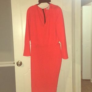 Bodycon midi dress with side cutouts